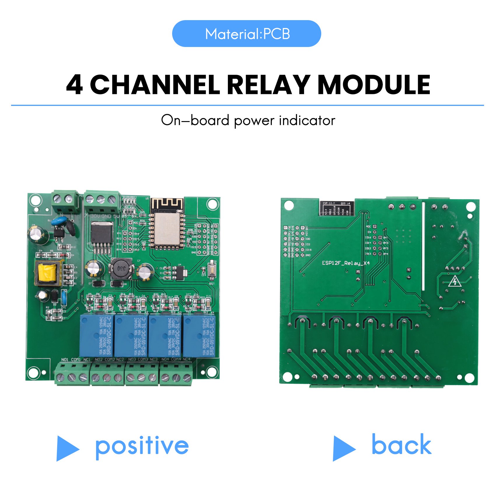 Relay 8 Channel Board - SCLS ESP8266 اللاسلكية واي فاي 4