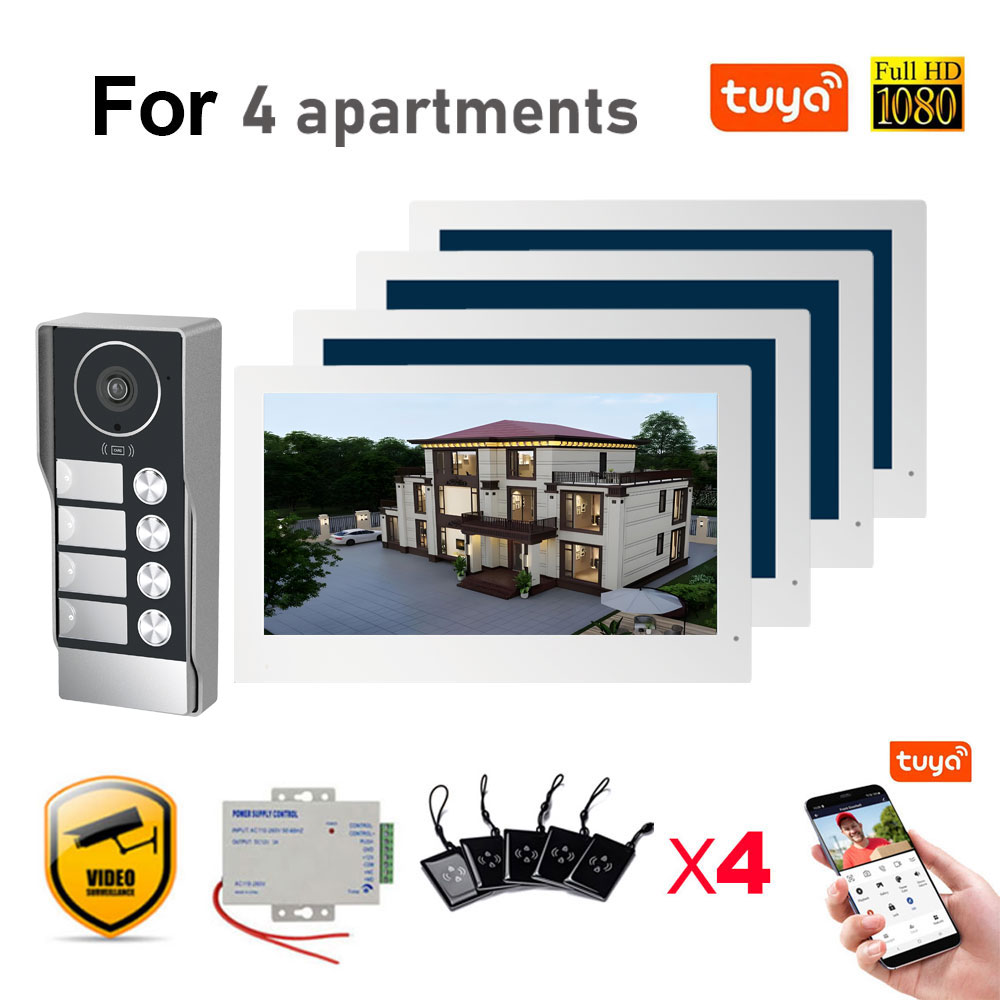 Smart Doorbell Wired - 7 بوصة تعمل باللمس فيديو واي