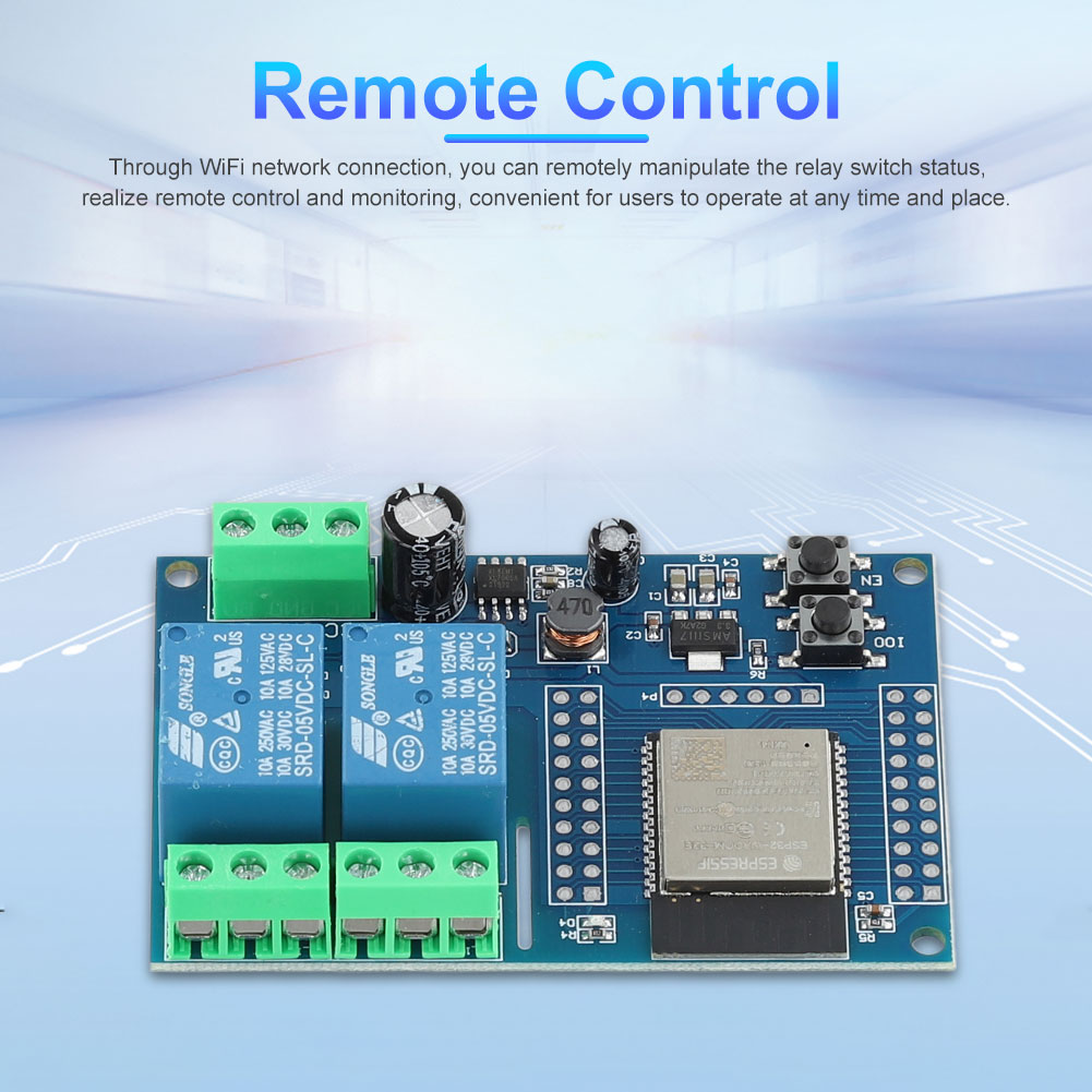 Relay 8 Channel Board - ESP32 WIFI بلوتوث متوافق BLE وحدة