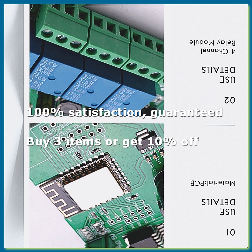 Relay 8 Channel Board - وحدة ريلاي لاسلكية ESP8266 بـ 4