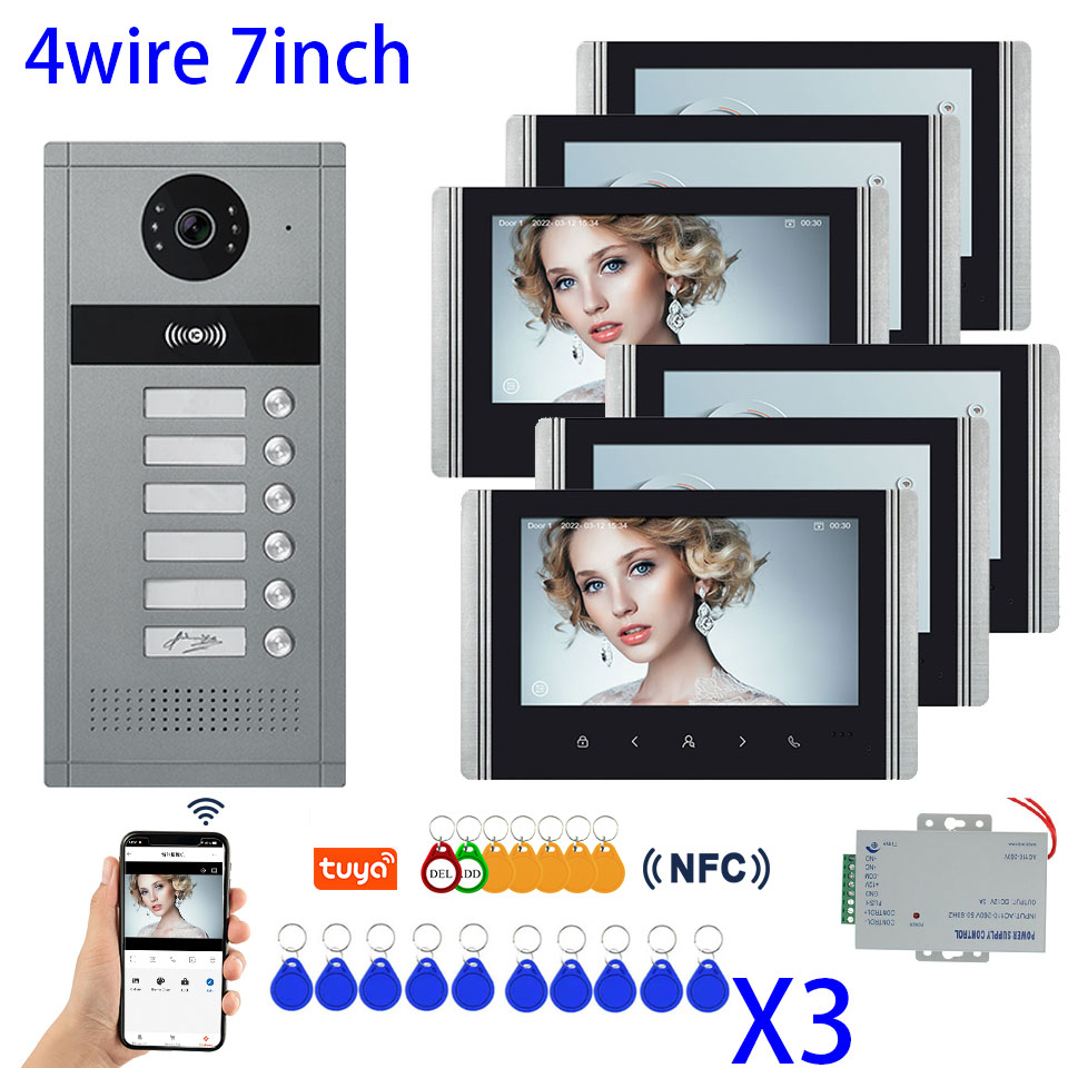 Smart Doorbell Wired - 1080P Tuya هاتف باب ذكي بفيديو