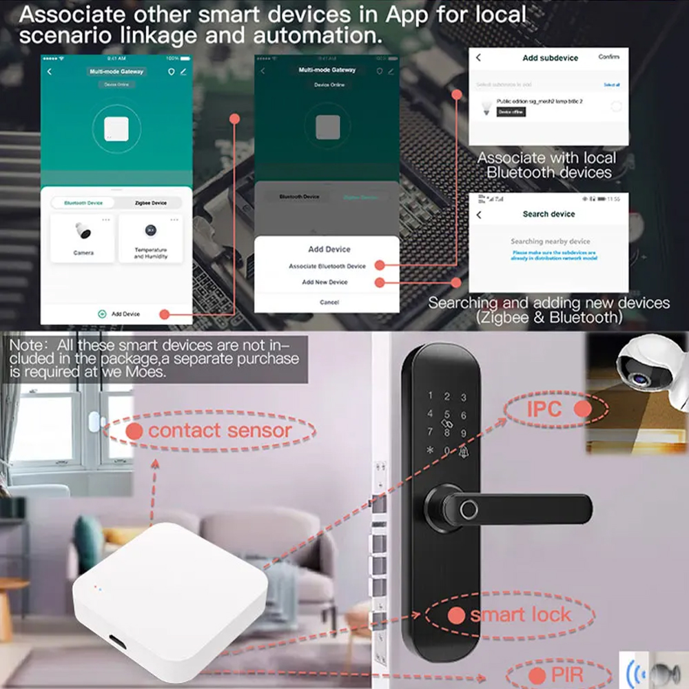 Tuya Zigbee Bluetooth متعدد ال - مراجعة Home Automation Ideas وسعره