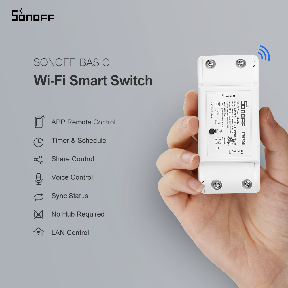 Itead SONOFF Basic R2 Mini DIY - مراجعة Sonoff Basic Switch وسعره