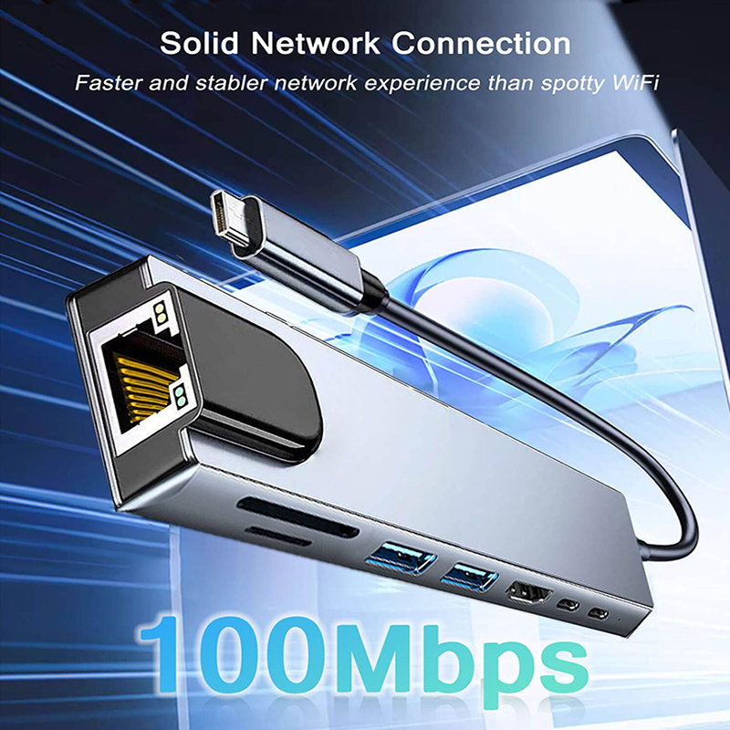 محور USB من النوع C 8 في 1 لمح - مراجعة Home Assistant Sd وسعره
