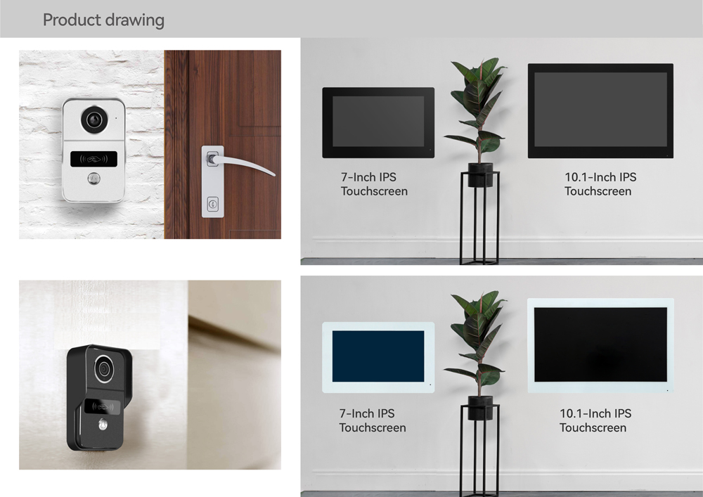 شاشة لمس ملونة لاسلكية مقاس 10 - مراجعة Smart Doorbell Wired وسعره