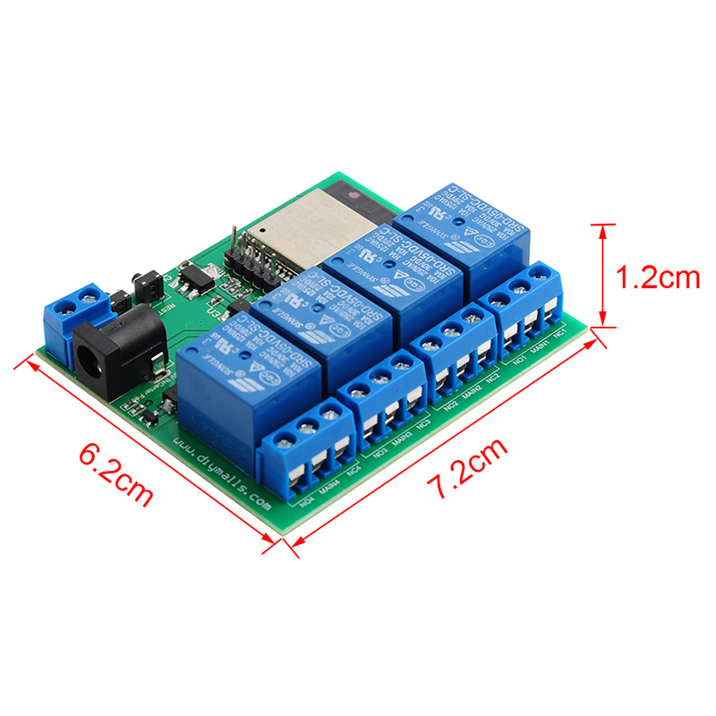 وحدة ترحيل ESP32S ذات 4 قنوات  - مراجعة Iot Diy Home Automation وسعره