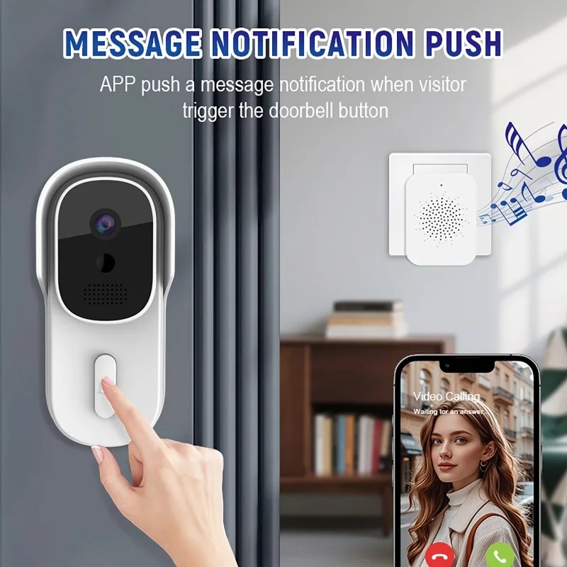 جرس باب ذكي مع كاميرا فيديو وص - مراجعة Smart Doorbell Wired وسعره