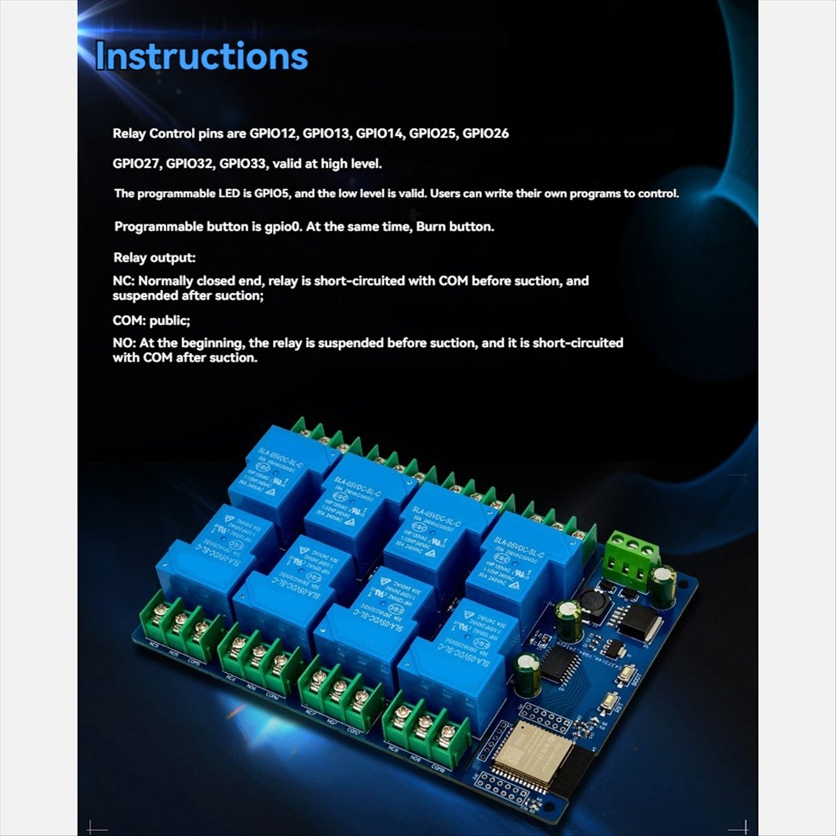 (فكرة هدية) وحدة ريلاي بـ 8 قن - مراجعة Relay 8 Channel Board وسعره