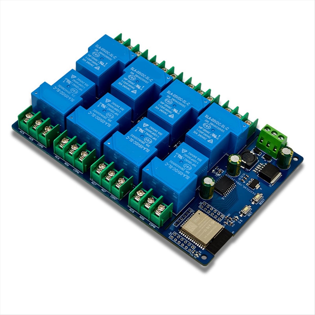 (فكرة هدية) وحدة ريلاي بـ 8 قن - مراجعة Relay 8 Channel Board وسعره