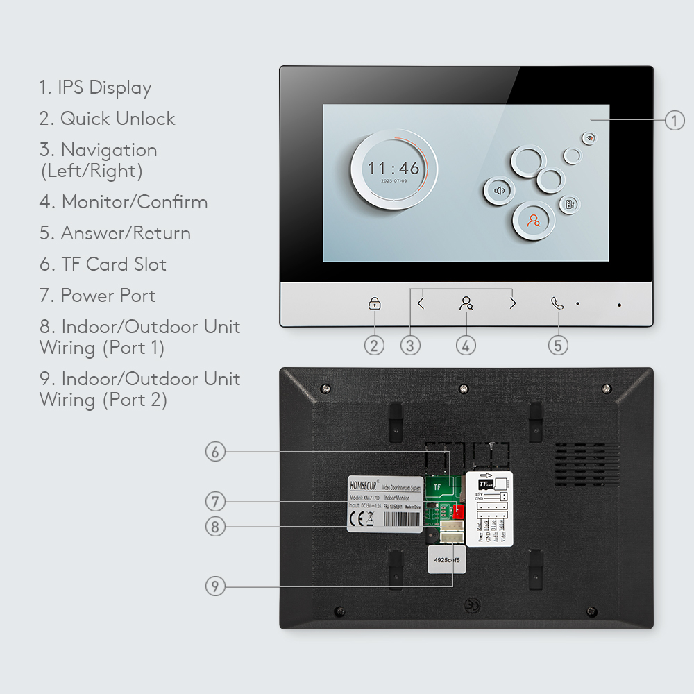 شاشة مراقبة داخلية ذكية من توي - مراجعة Smart Doorbell Wired وسعره