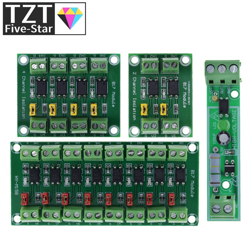 PC817 1 2 4 8 قناة Optocoupler - مراجعة Relay 8 Channel Board وسعره