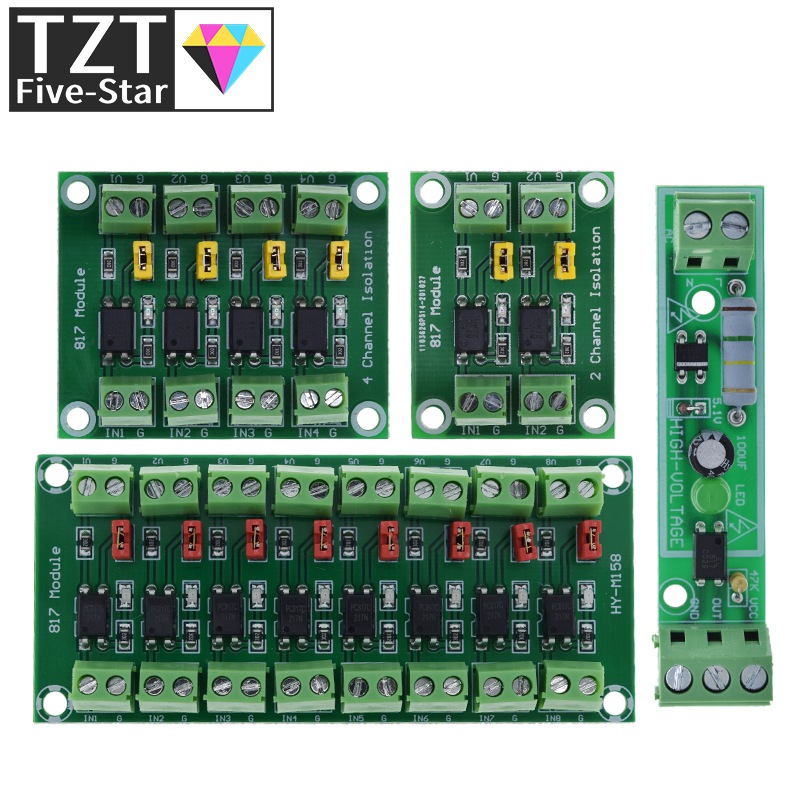 PC817 1 2 4 8 قناة Optocoupler - مراجعة Relay 8 Channel Board وسعره