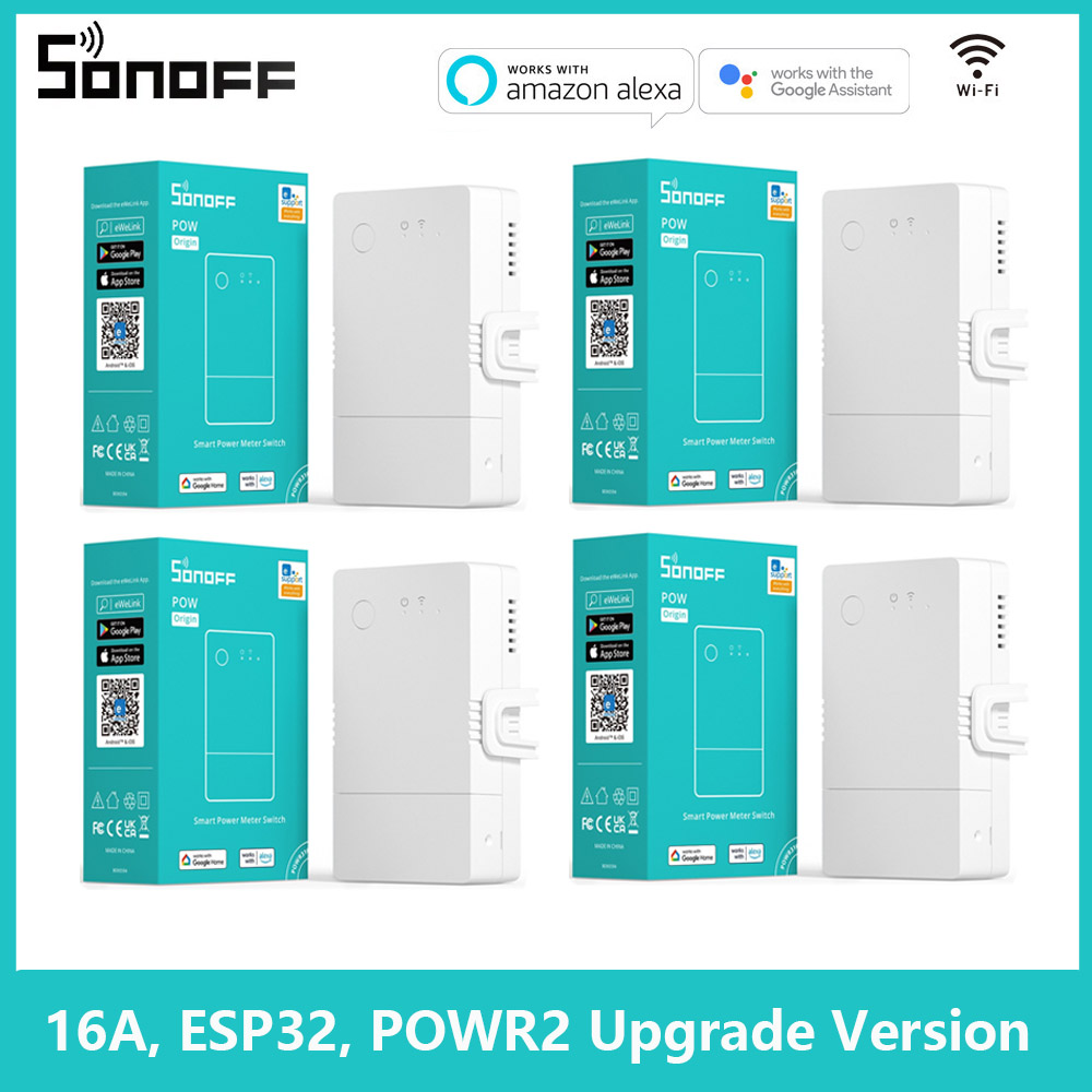1-6 قطعة SONOFF POW Origin Pow - مراجعة Sonoff Basic Switch وسعره