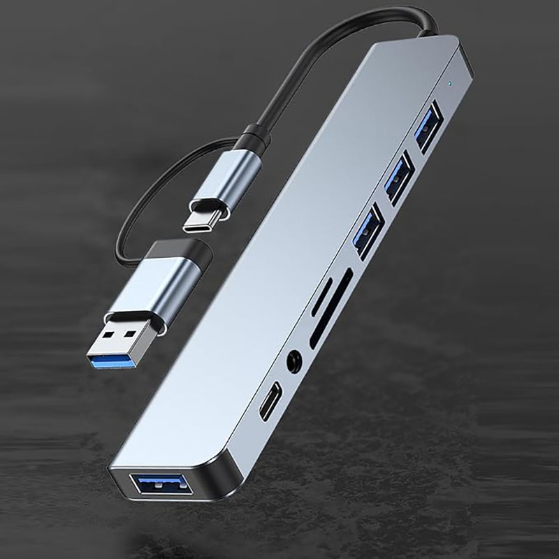 موزع USB-C متعدد المنافذ 8 في  - مراجعة Home Assistant Sd وسعره