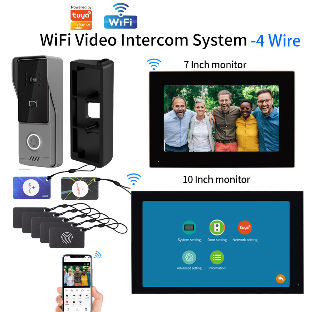 طقم إنتركوم فيديو ذكي بشاشة لم - مراجعة Smart Doorbell Wired وسعره