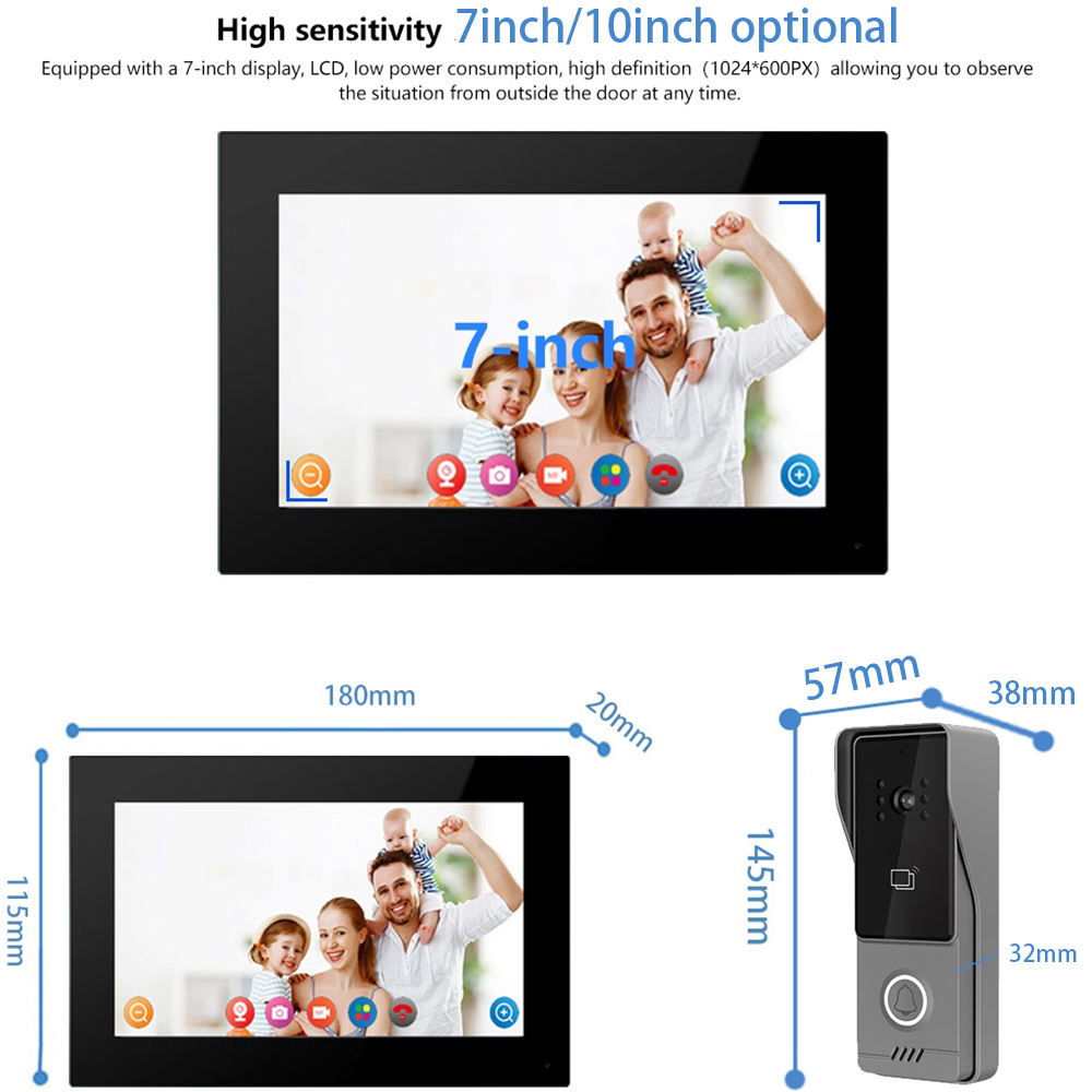طقم إنتركوم فيديو ذكي بشاشة لم - مراجعة Smart Doorbell Wired وسعره