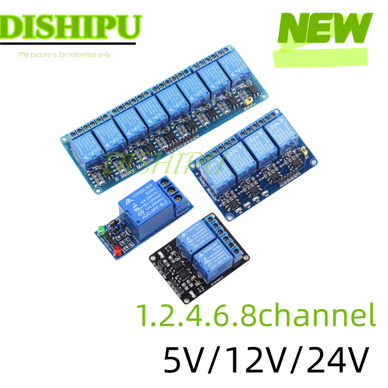 تيار مستمر 5 فولت 12 فولت 24 ف - مراجعة Relay 8 Channel Board وسعره