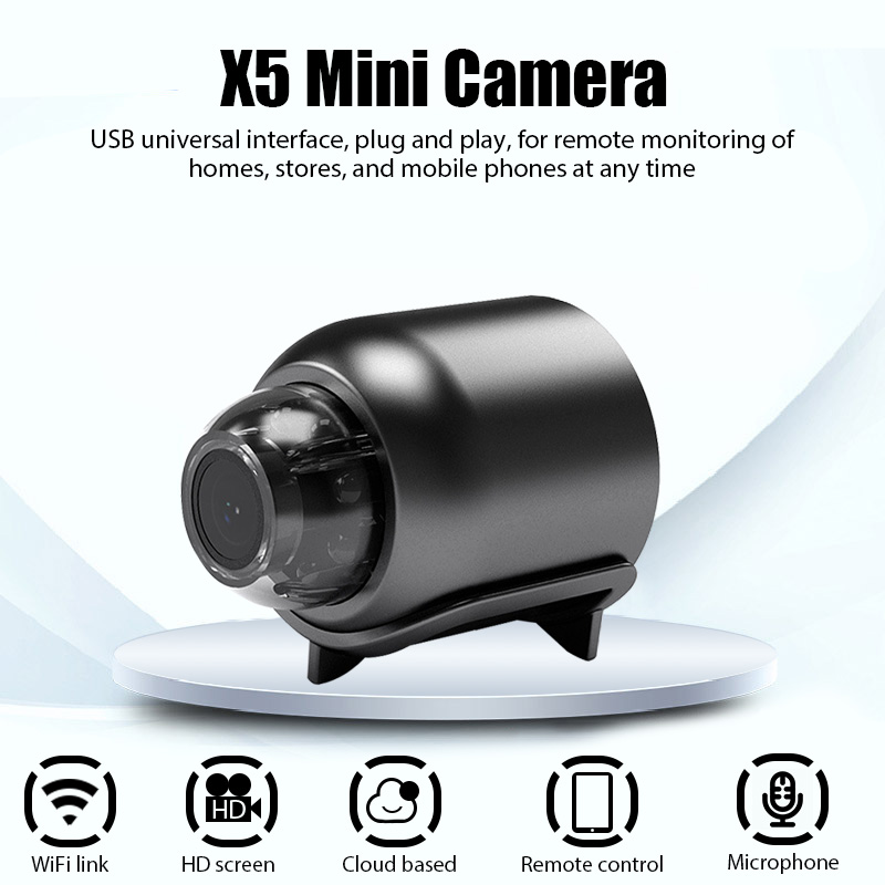 كاميرا X5 صغيرة HD 1080P أمن ا - مراجعة Home Assistant Sd وسعره