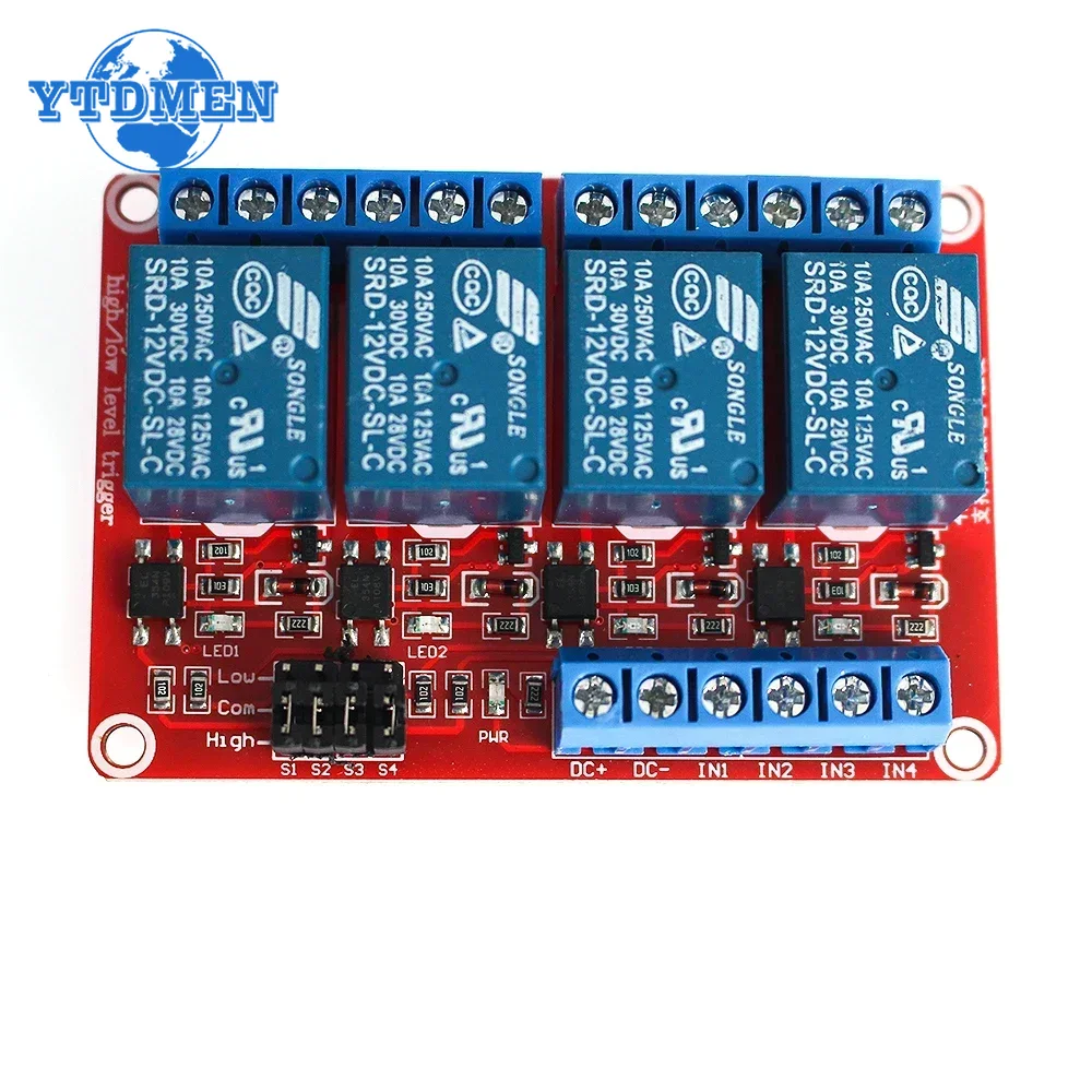 1 قطعة وحدة التتابع 5 فولت 12  - مراجعة Relay 8 Channel Board وسعره