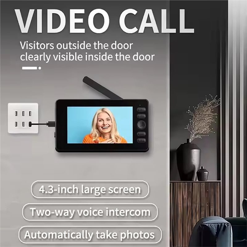 T81C! جرس باب فيديو لاسلكي بشا - مراجعة Smart Doorbell Wired وسعره
